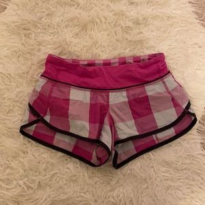 Lululemon Speed Shorts.